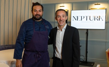 Jordi Trias et le chef Jason Gouzy