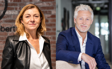 Muriel Reyss, directrice de la communication, des affaires publiques et de la RSE; Christophe Gaschin, directeur général de Groupe Bertrand et de Bertrand Franchise.