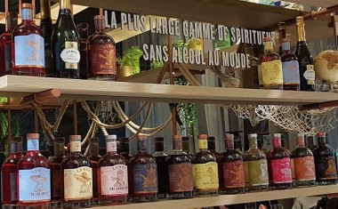 Distributeur de whisky, alcool, gin, vin, mini-bar à alcool. -  France