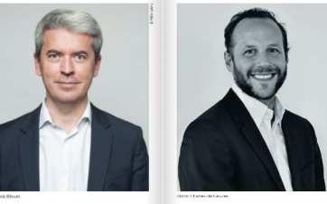 François Blouin, président-fondateur de Food Service Vision, et Aldric Charles de Geuser, channel manager chez Food Service Vision.