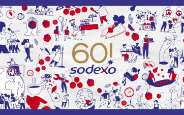 Logo Sodexo 60 ans