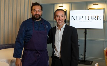 Jordi Trias et le chef Jason Gouzy