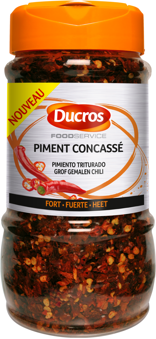 Piment concassé Ducros.