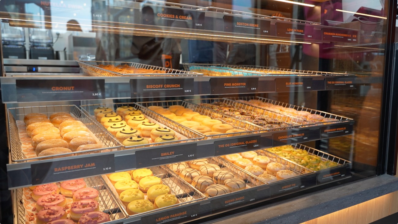 Dunkin' vitrine