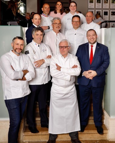 Chefs pour l'anniversaire des 40 ans de Patrick Bertron