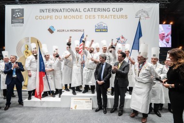 Podium de l'International Catering Cup 2023