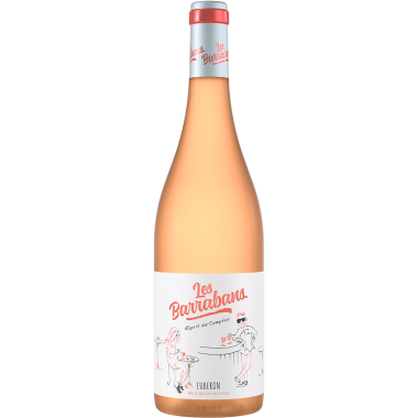 bouteille de rose les barrabans