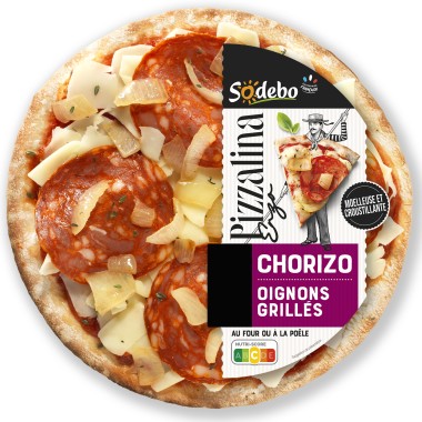 Pizzalina - Chorizo Oignons grillés - Sodebo
