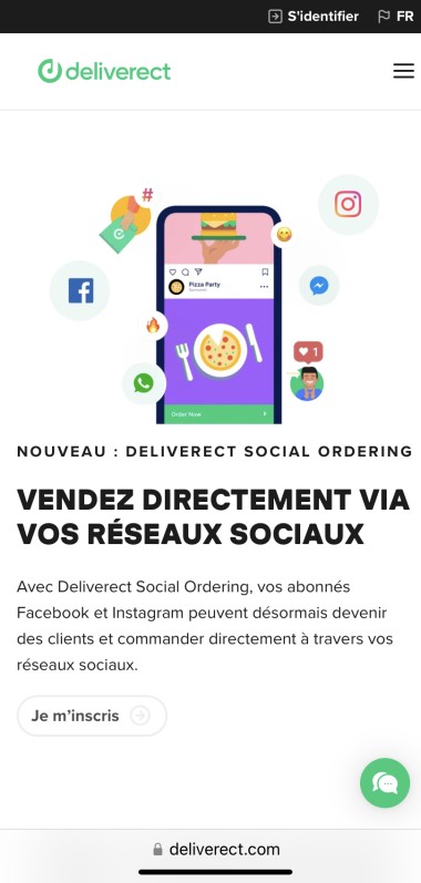 Deliverect Social Ordering