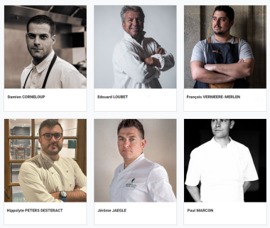 Six candidats Bocuse d'or France 2023