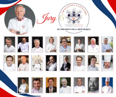 Jury 6e Challenge culinaire du Président de la République