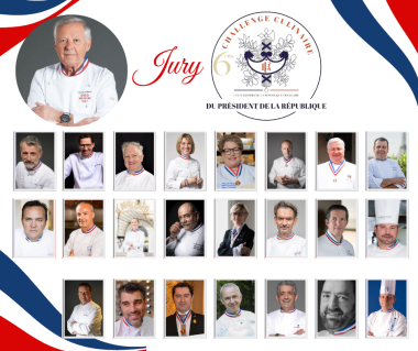 Jury 6e Challenge culinaire du Président de la République  