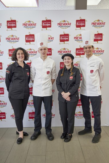 Joëlle Rozes, Quentin Géraud, Félicie Forestier et Cédric Gervy.