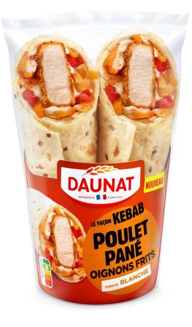 Daunat Wraps kébab