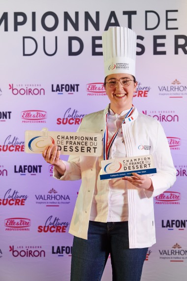 Marion Wickaert championne de France junior de dessert