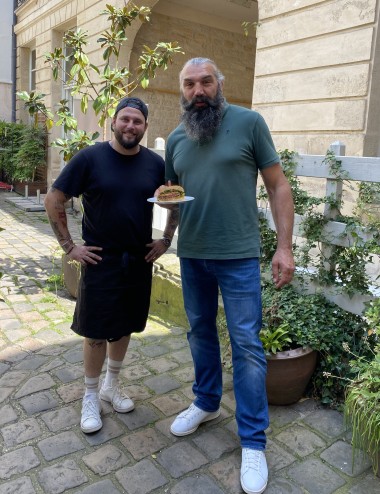 Sebastien Chabal et Joannes Richard