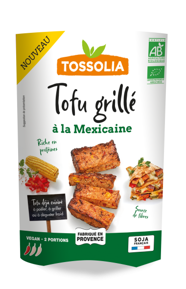 Tofu grillé à la mexicaine Tossolia