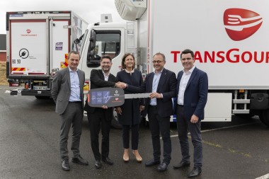 Remise des clés Renault Trucks Transgourmet