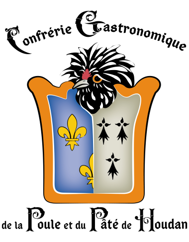 LOGO CONFRERIE GASTRONOMIQUE DE LA POULE ET DU PATE DE HOUDAN