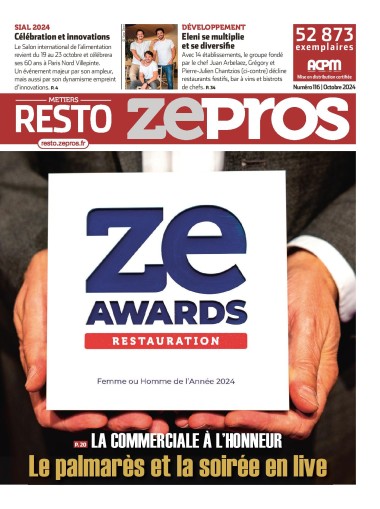 COUV ZEPROS RESTO 116 - octobre 2024