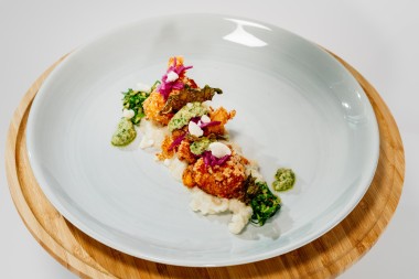 L’assiette du vainqueur Adam Collison. © Thomas O'Brien, Sodexo