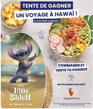 Affiche pokawa x disney