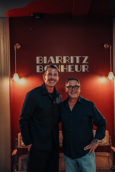 Imanol Harinordoquy et Jean-Michel Suhubiette