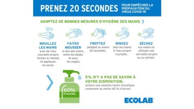 Ecolab hygiène des mains