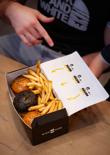 V3 Black & White Burger Hasbulla