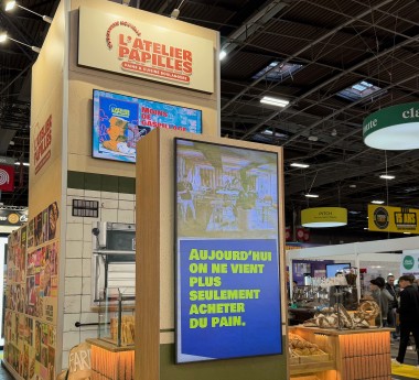 Le stand L'atelier Papilles sur le salon Franchise Expo 2026