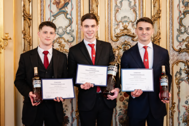 Les trois finalistes de Vocation Sommelier 2026