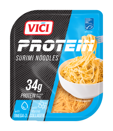 Surimi noodles