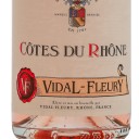 Bouteille Vin Cotes du Rhone Rose Vidal Fleury