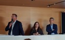 De g. à d. : Nicolas Trentesaux Sial Audrey Ashworth Sial Paris, et Xavier Terlet ProtéinesXTC