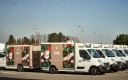 Flotte camions de la société restauration collective Terres de Cuisine