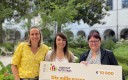 trois femmes avec le 1er prix institut nutrition restauration collective