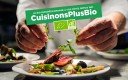 cuisiniers mains produits bio assiette