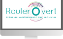 Illustration en forme d'écran d'ordinateur sur lequel est écrit Rouler O Vert