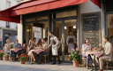 restaurant terrasse café  