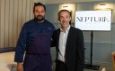 Jordi Trias et le chef Jason Gouzy